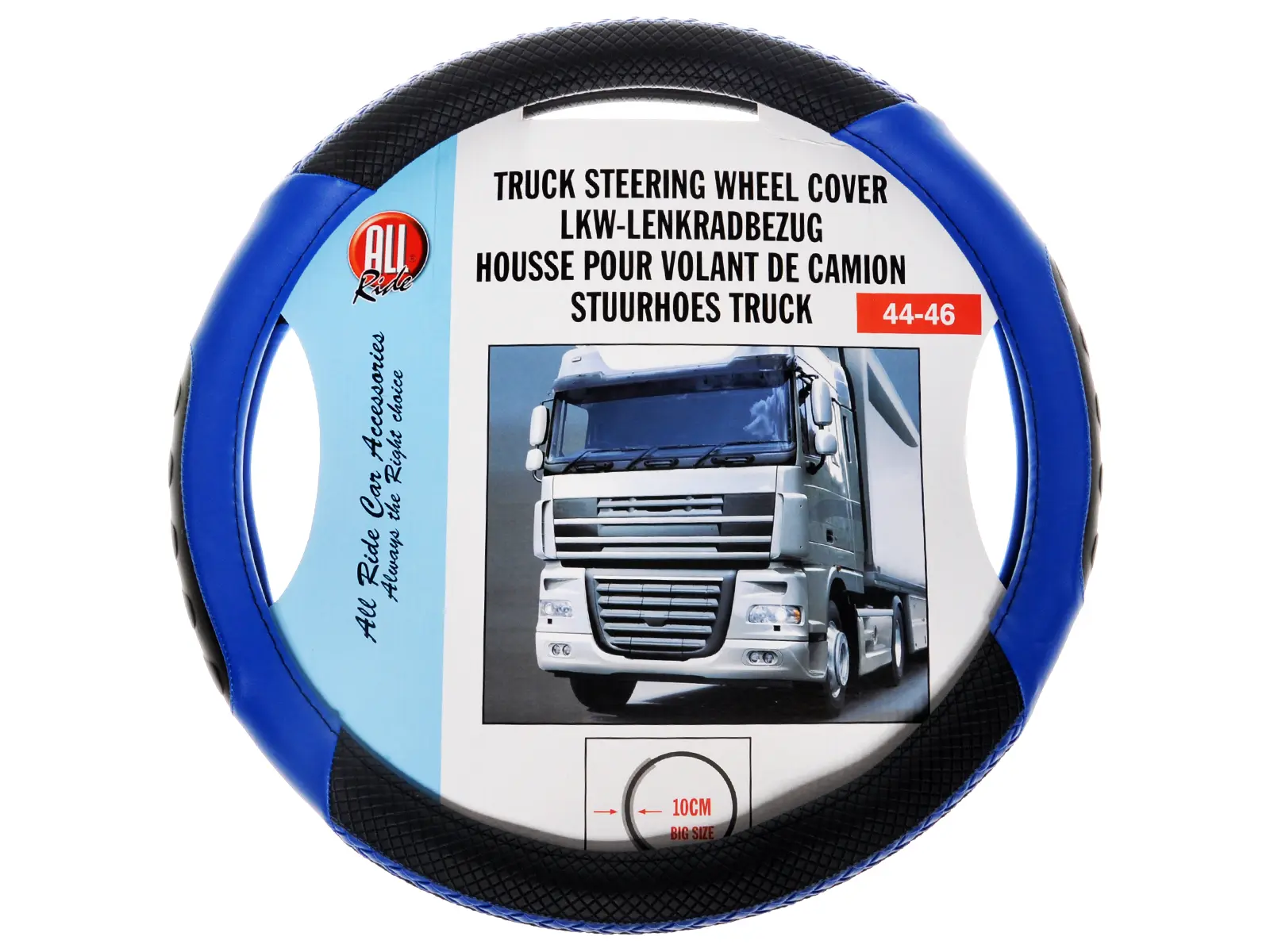 ALL Ride Lenkradschoner LKW 44-46cm schwarz-blau